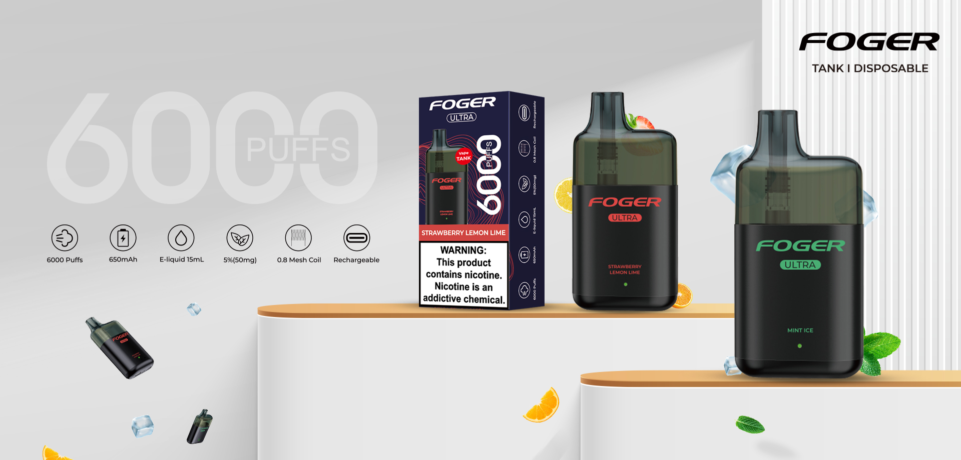 New ArrivalsFoger Ultra 6000 Tank Disposable 5_新闻_FOGER